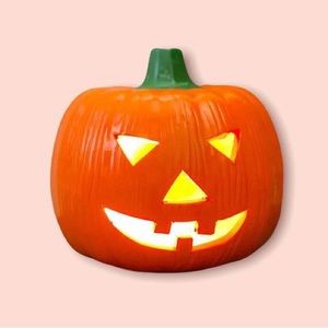 Electric Halloween Pumpkin Light, night light, Halloween decor, pumpkin, fall